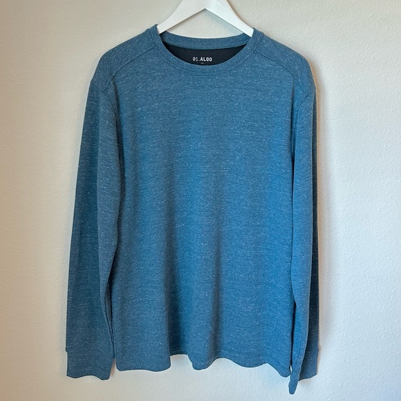 ⭐️ 01. ALGO PERFORMANCE Men’s XL Long Sleeve Athletic Shirt NWOT - Picture 2 of 7